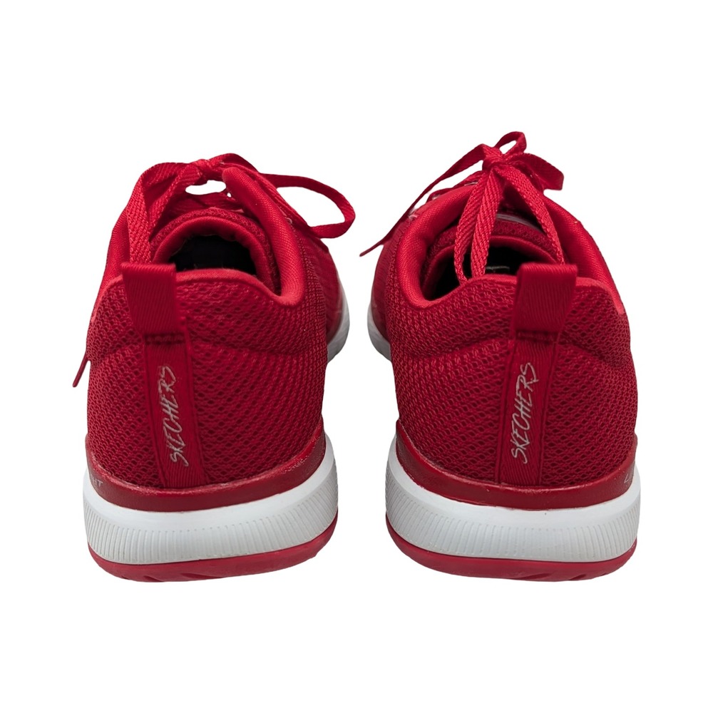 Skechers Lite-Weight 13070 Red Textile Sneakers Mens 8 Running Walking Shoes - Picture 7 of 16